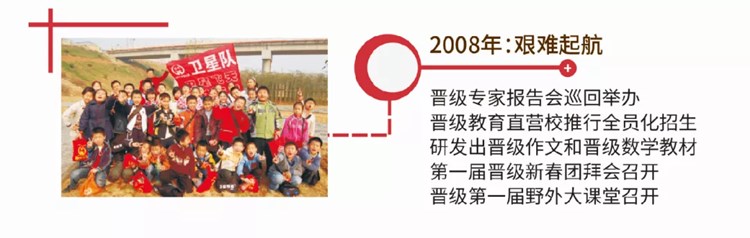 晋级之路 | 2020年晋级教育十六年大事记