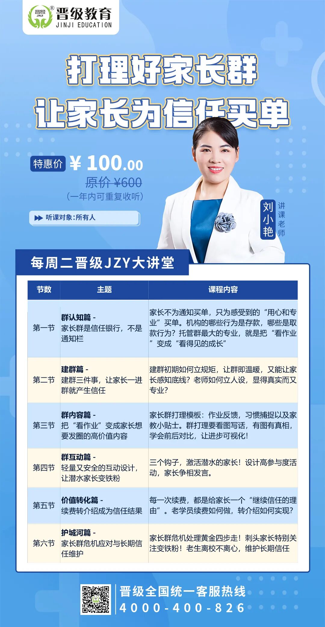 第652期JZY大讲堂为您带来:打理好家长群,让家长为信任买单 第652期JZY大讲堂为您带来:打理好家长群,让家长为信任买单
